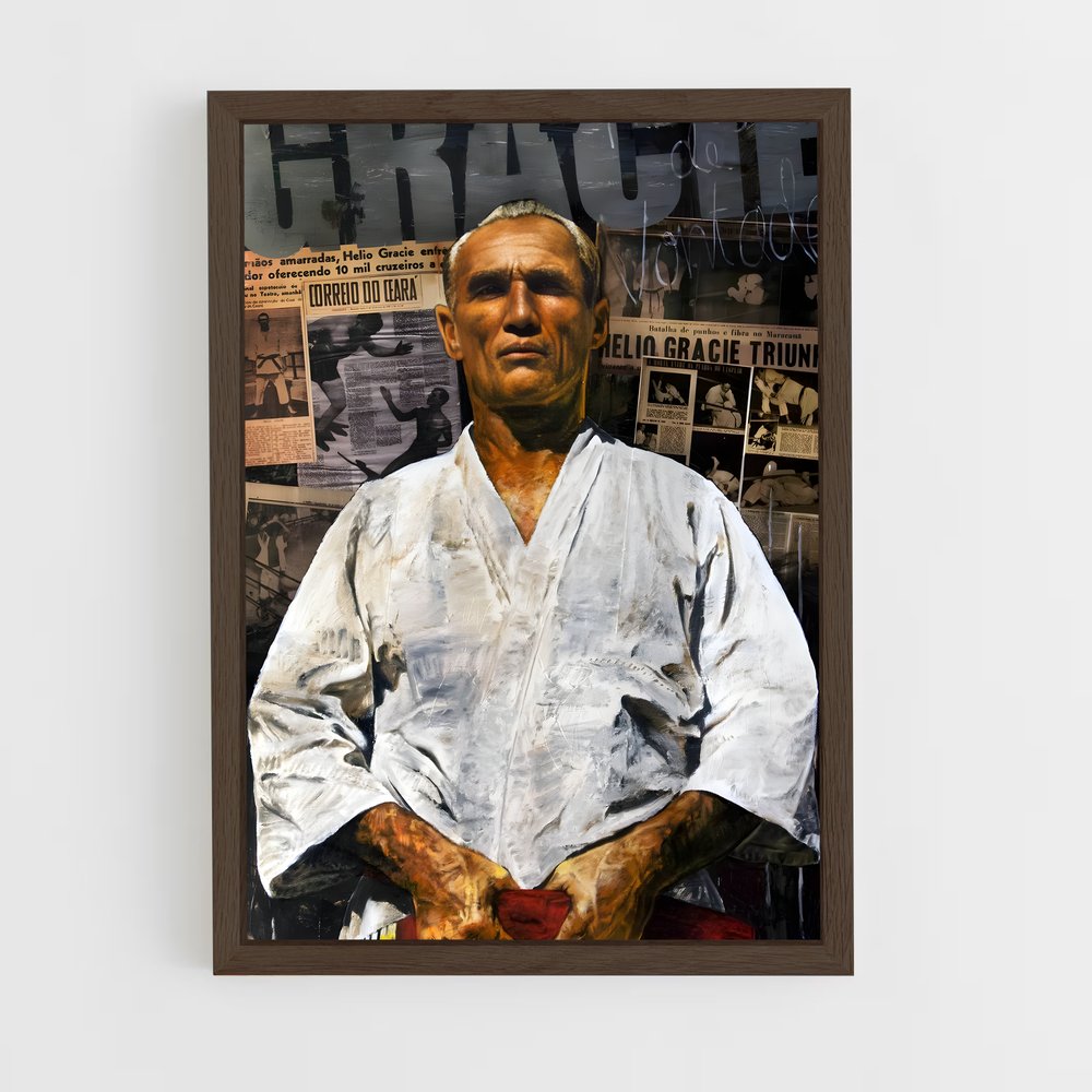 Poster Helio de gracie – affiche Jiu-jitsu brésilien (vue 5)